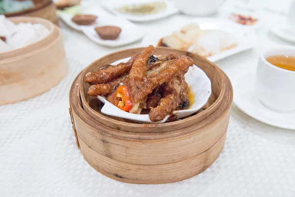 Traditionelle Soziale Und Schmackhafte Mahlzeit Namens Dim Sum Hongkong — Stockfoto