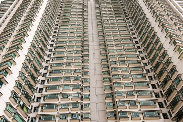 Paisagem Cidade Torres Altas Construção Hong Kong China — Fotografia de Stock