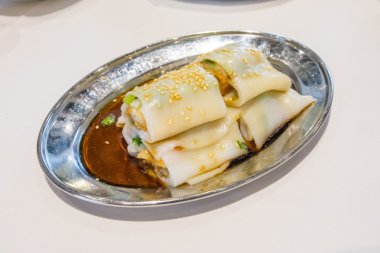 Çin geleneksel yemekleri Dim Sum veya leziz çaça yemekleri