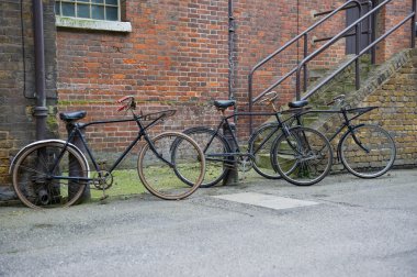 Eski Binası yakınındaki Vintage Bisiklet