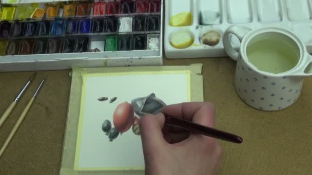 Peinture de fruits tropicaux — Video