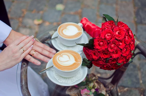 Romantic rendezvous couples — Stock Photo, Image