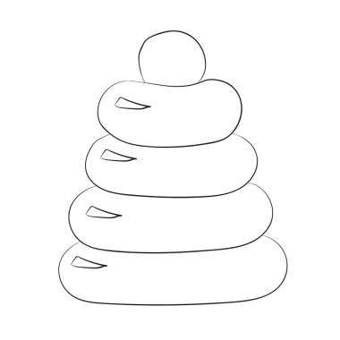 Çocuk oyuncak piramit