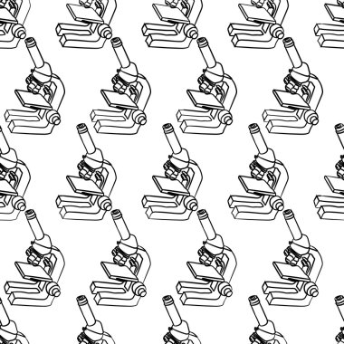 Resimde mikroskop araştırma