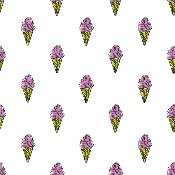 Crème glacée rafraîchissante — Image vectorielle