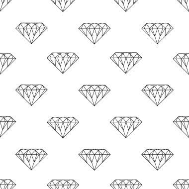 Black and white style diamonds background.  clipart