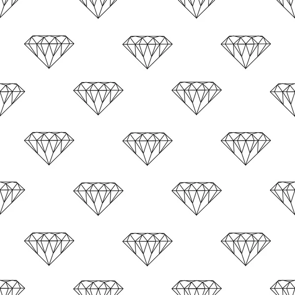 Fondo de diamantes de estilo blanco y negro . — Archivo Imágenes Vectoriales