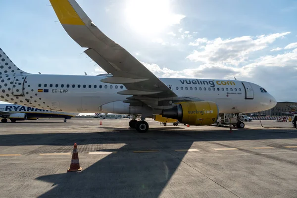 カターニア イタリア 2019年5月11日 スペイン最大の格安航空会社Vueling Airlines — ストック写真