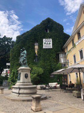 Weimar, Germany - July 14, 2020: A banner reading 