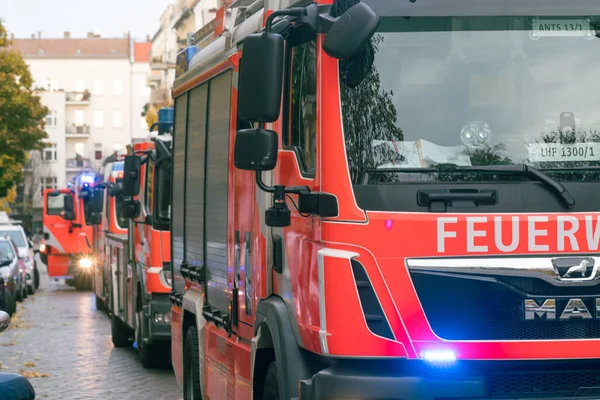 Berlín Alemania Noviembre 2020 Bomberos Alemanes — Foto de Stock