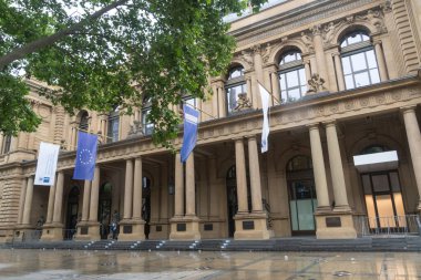 Frankfurt am Main, Almanya - 28 Haziran 2020: IHK Frankfurt am Main, the Industri- und Handelskammer (IHK), Frankfurt am Main, İngiltere Ticaret ve Sanayi Odası