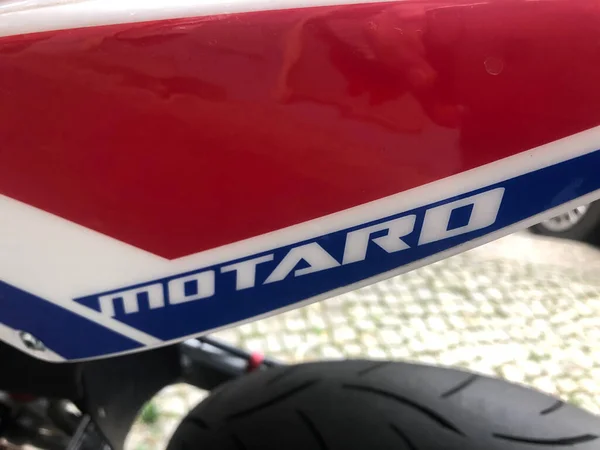 Berlin Almanya Eylül 2020 Fantic 125 Motard Motosikleti — Stok fotoğraf