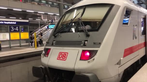 Berlin Deutschland Juli 2020 Intercity Der Deutschen Bahn — Stockvideo