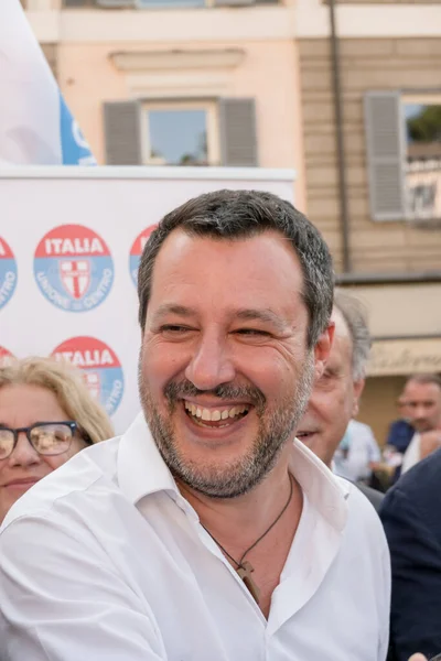 Ρώμη Ιταλία Ιουλίου 2021 Matteo Salvini Πρώην Αντιπρόεδρος Της Κυβέρνησης — Φωτογραφία Αρχείου