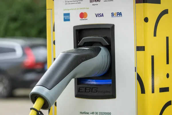 stock image Berlin, Germany - June 4, 2021: EBG compleo GmbH charging station for electric vehicles