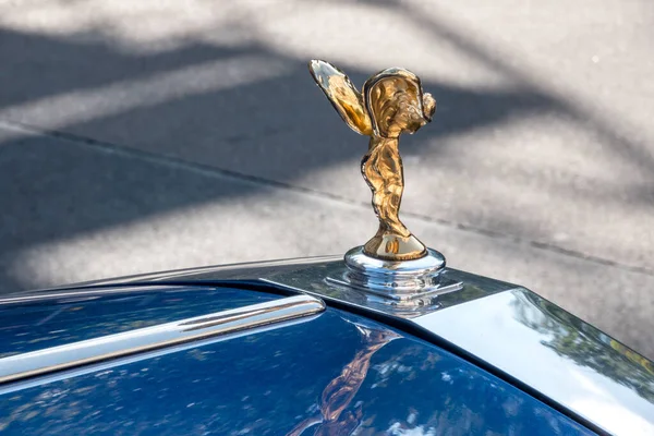 Berlin Allemagne Septembre 2021 Rolls Royce Car Its Hood Ornament — Photo