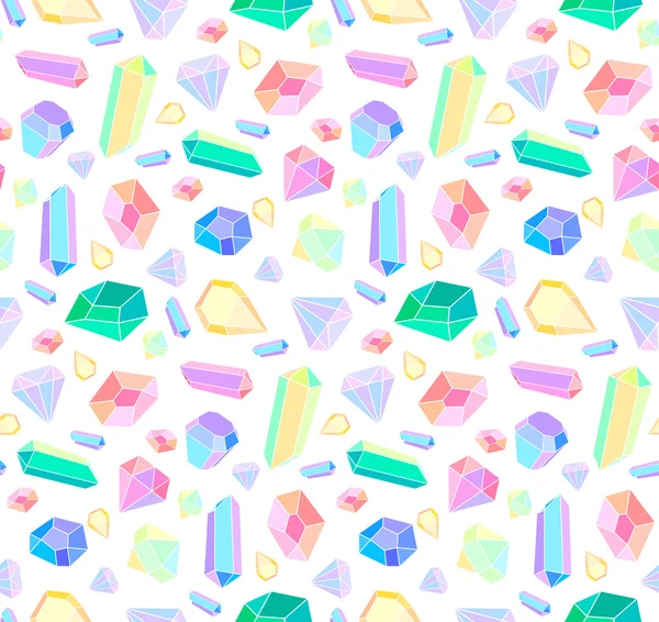 Elmas ve mücevher ile vektör seamless modeli.