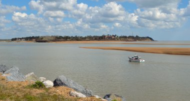 Felixstowe feribot Deben Nehri'nin halicinin