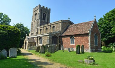Tüm Saints Parish Kilisesi Offord Cluny Cambridgeshire