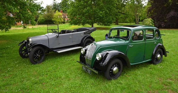 Ickwell Bedfordshire Angleterre Juin 2021 Vintage Morris Austin Motor Cars — Photo