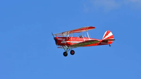 Ickwell Bedforrdshire Inglaterra Septiembre 2020 Vintage Red 1949 Stampe Vertongen —  Fotos de Stock