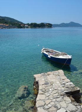 Limanda, Donje Celo Hırvat Adası Kolocep küçük tekne palamarla