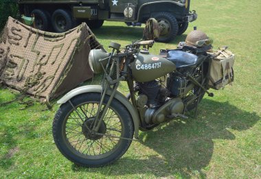 St Neots Show'da BSA askeri motosiklet