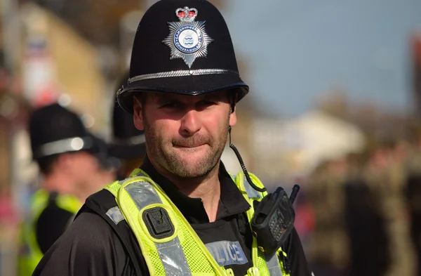 数字での任務、英国の警察. — ストック写真