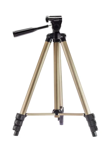 Beyaz arka plan üzerinde izole ayakta tripod