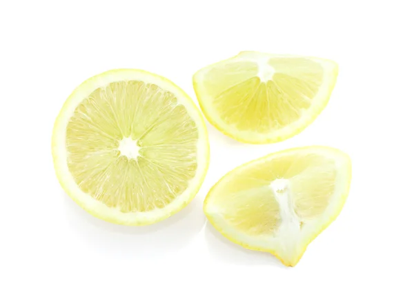 Citron frais isolé sur fond blanc — Photo