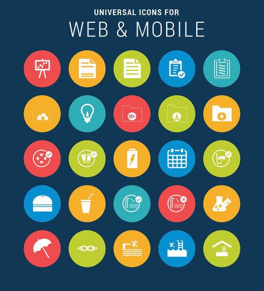 универсальный набор веб-иконок