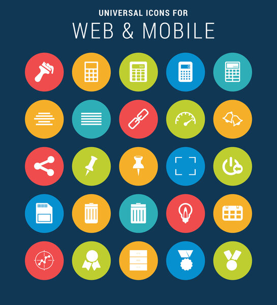 универсальный набор веб-иконок