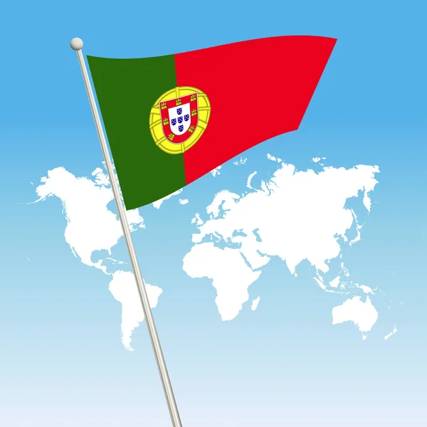 ポルトガルの国旗のシンボル — ストックベクタ