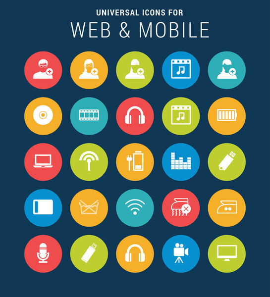 универсальный набор веб-иконок