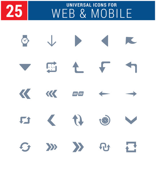 универсальный набор веб-иконок