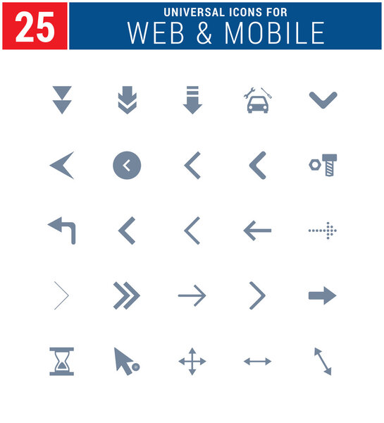 универсальный набор веб-иконок