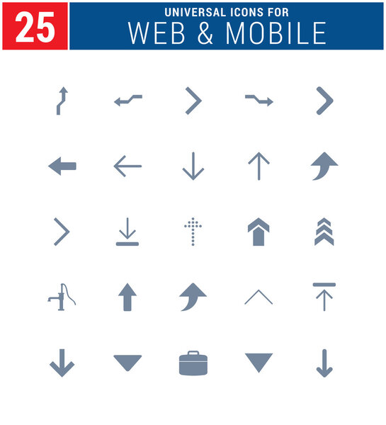 универсальный набор веб-иконок