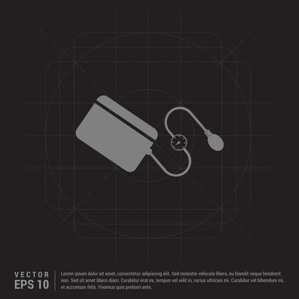 Medische mechanische tonometer pictogram — Stockvector