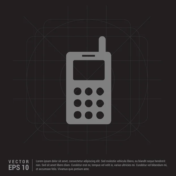 Icono del teléfono inteligente — Vector de stock