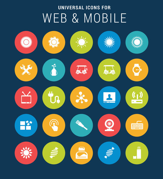 универсальный набор веб-иконок