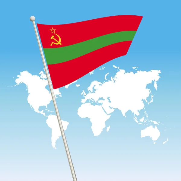 Bandera de Transnistria símbolo — Archivo Imágenes Vectoriales