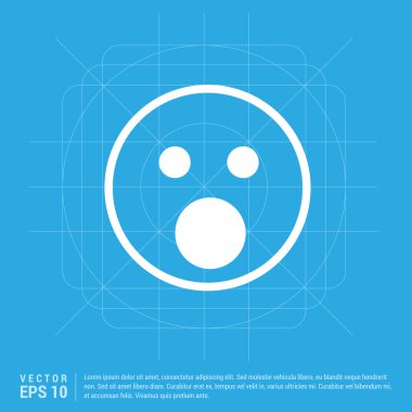 Yüz simgesi, düz piktogram tasarım