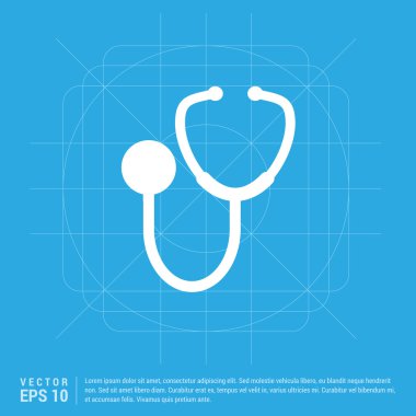 Sağlık stetoskop simgesi