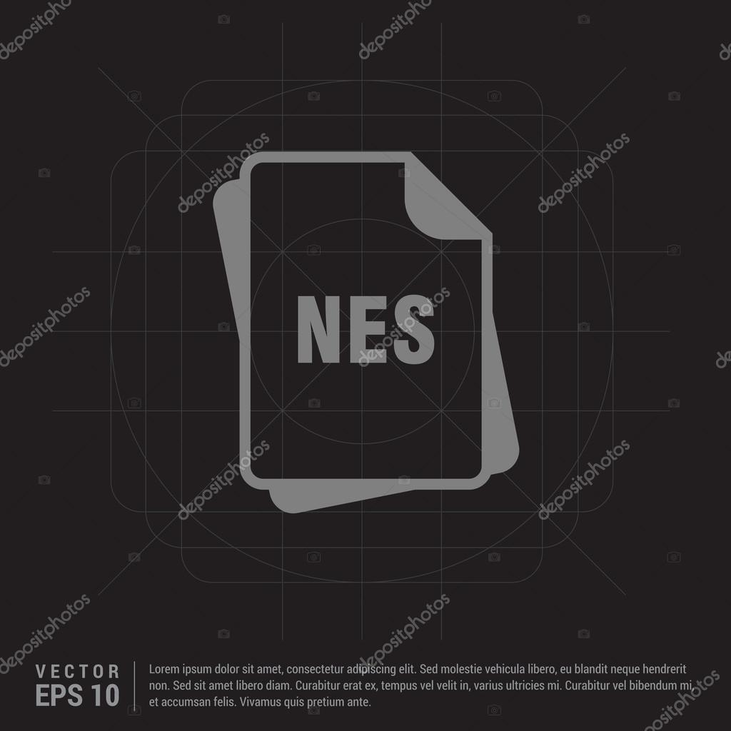 NES file format icon Stock Vector Image by ©ibrandify 103919050