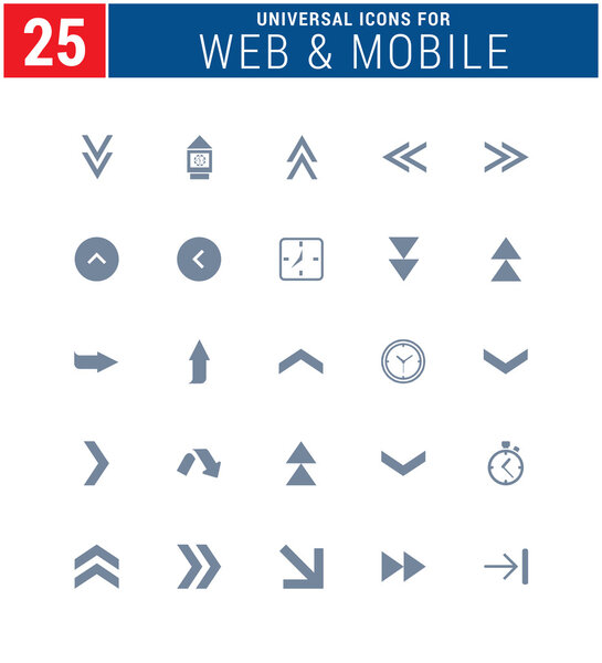 универсальный набор веб-иконок