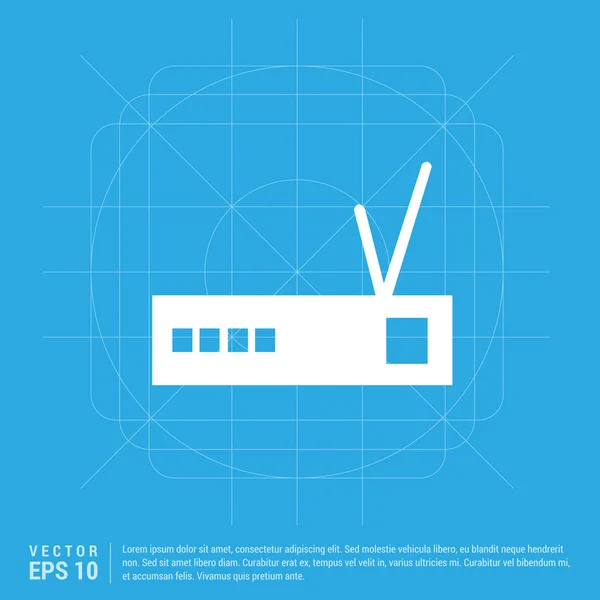 WiFi router εικονίδιο — Διανυσματικό Αρχείο