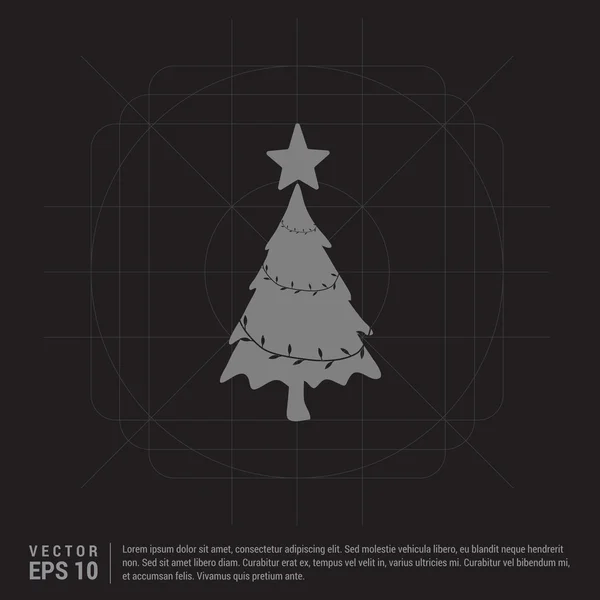 Christbaumsymbol — Stockvektor