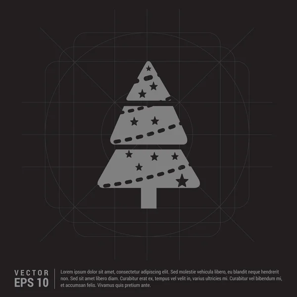 Christbaumsymbol — Stockvektor