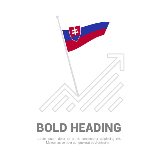 斯洛伐克国旗图标 — 图库矢量图片