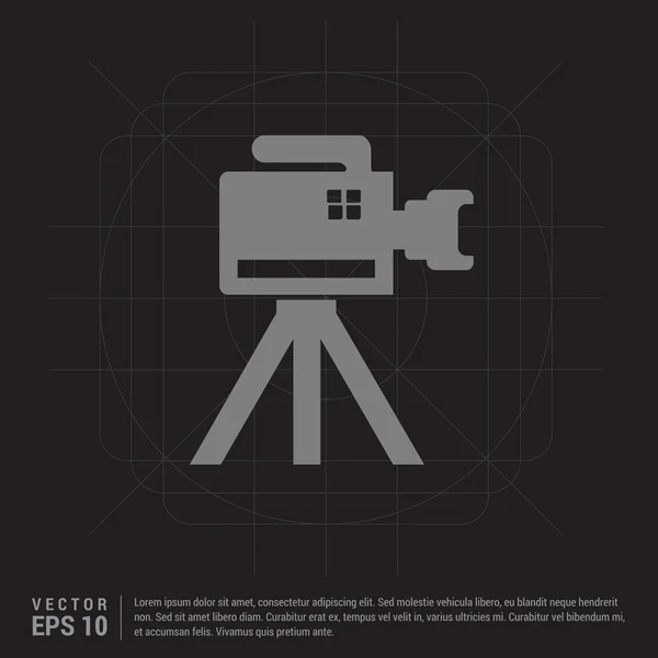 Videokamera-Symbol — Stockvektor
